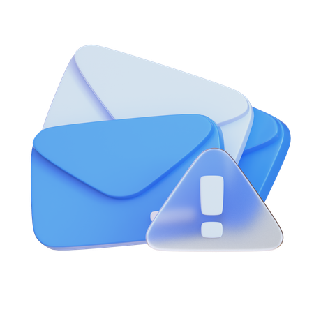 Mail Spam  3D Icon