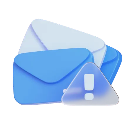 Mail Spam  3D Icon