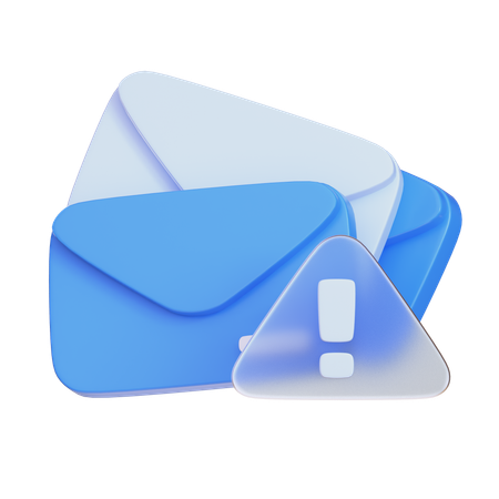Mail Spam  3D Icon