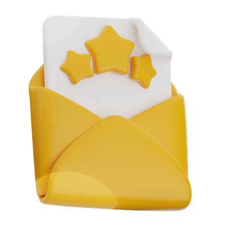 Mail-Star  3D Icon