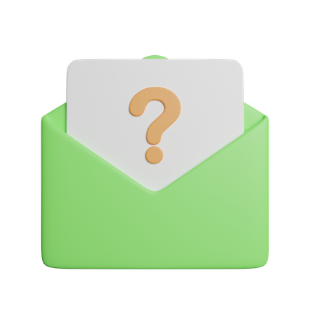 Mail Support  3D Icon