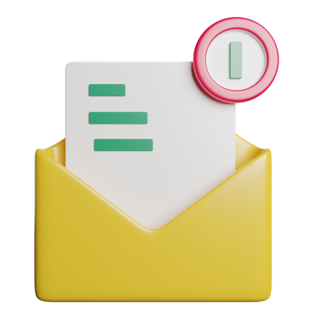 Heure du courrier  3D Icon