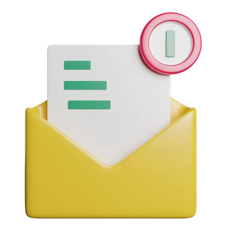 Heure du courrier  3D Icon