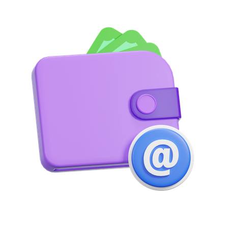 Mail Wallet  3D Icon