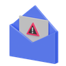 3d mail warning illustration