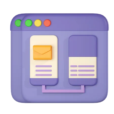 Mail Website  3D Icon