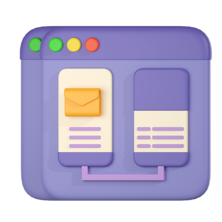 Mail Website  3D Icon