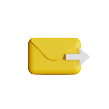 Mail-Weiterleitung  3D Icon