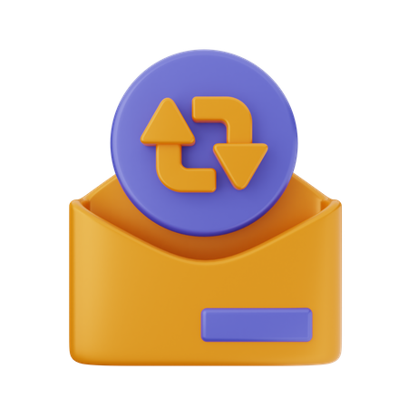 E-Mail wiederherstellen  3D Icon
