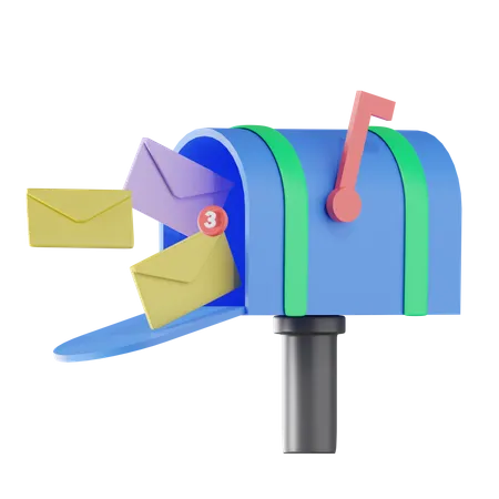 Mailbox  3D Icon