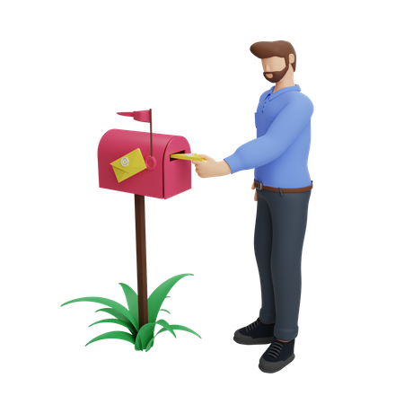 Mailbox  3D Illustration