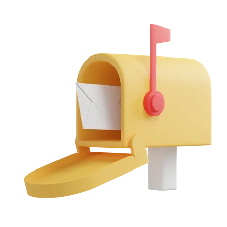 メールボックス  3D Icon