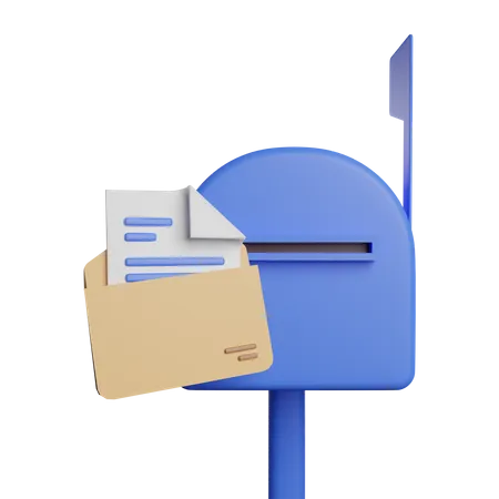Mailbox 3D Illustration