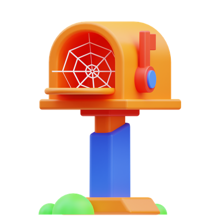 Mailbox Cobweb  3D Icon