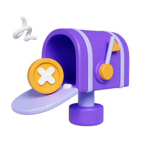 Mailbox Error  3D Icon