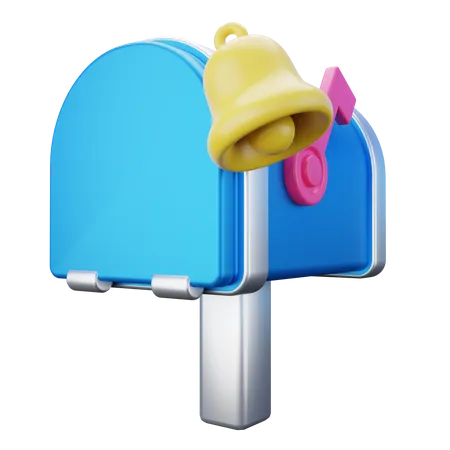 3 D Mailbox Notification 3D Icon