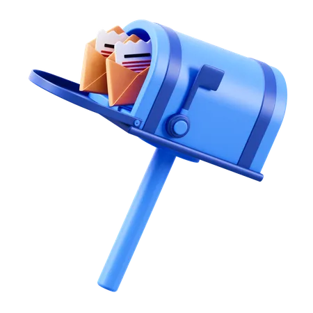 Mailbox Send  3D Icon