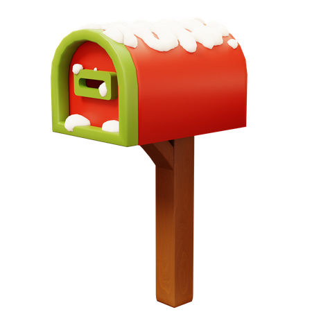 Mailbox With Snow  3D Icon