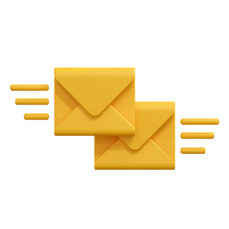 Mailing Message  3D Icon