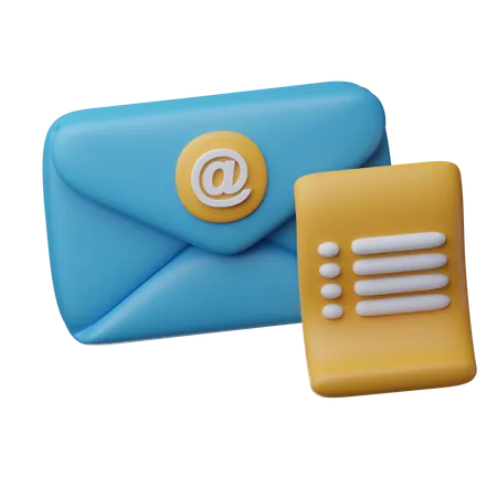 Mailingliste  3D Icon