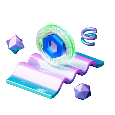 Maillon de chaîne  3D Icon
