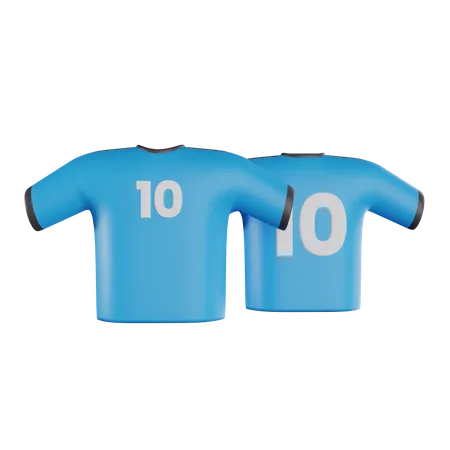 Maillot à 10 numéros  3D Icon