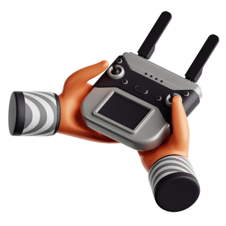 Main avec contrôleur de drone  3D Icon