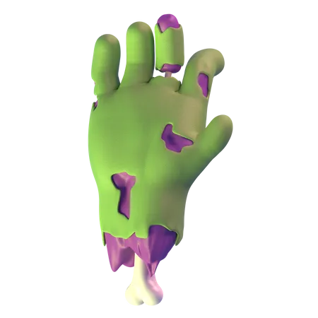 Main de zombie cassée  3D Icon