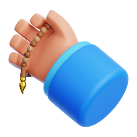 Prier à la main  3D Icon