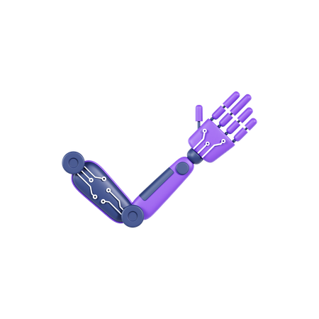 Main robotique  3D Icon