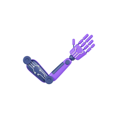 Main robotique  3D Icon