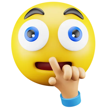 Emoji main tranquille  3D Icon