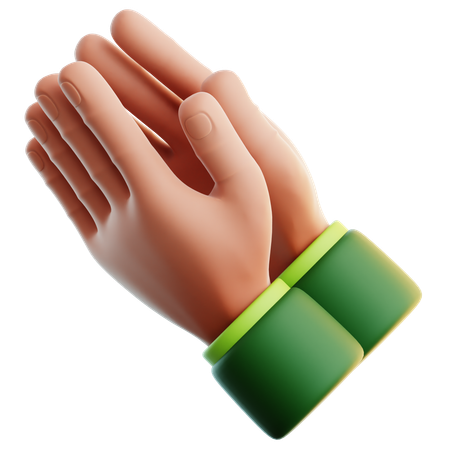 Les mains s'excusent  3D Icon