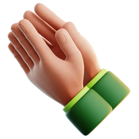 Les mains s'excusent  3D Icon