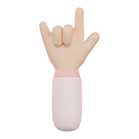 Les mains en l'air  3D Icon