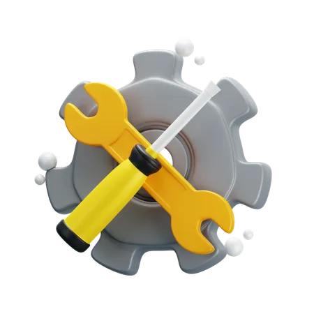 Maintenance  3D Icon