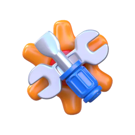 Maintenance  3D Icon
