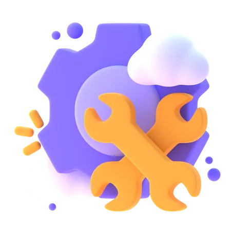 Maintenance  3D Icon