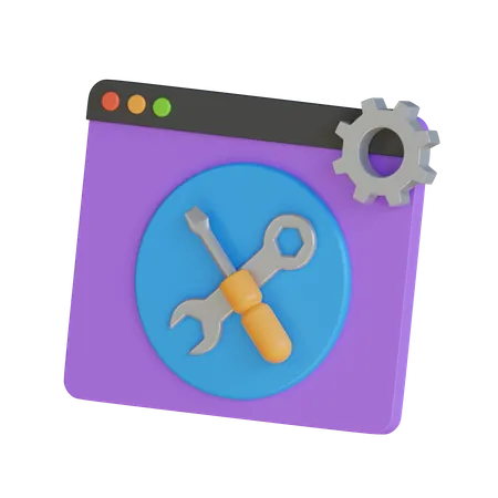 Maintenance  3D Icon