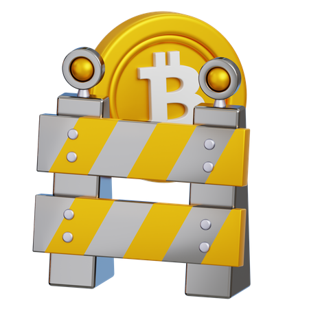 Maintenance Bitcoin  3D Icon