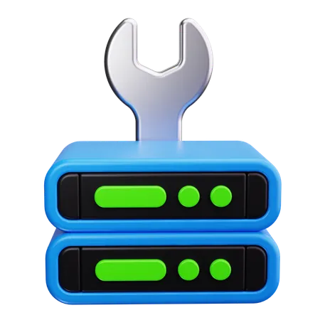 Maintenance du serveur  3D Icon