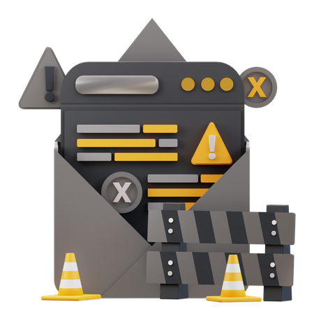 Maintenance Mail  3D Icon