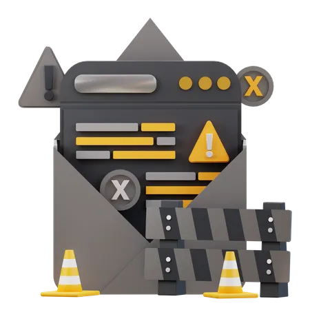 Maintenance Mail  3D Icon