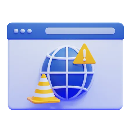 Maintenance Mode  3D Icon