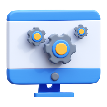 Maintenance Web  3D Icon