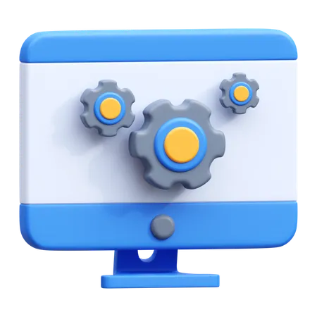 Maintenance Web  3D Icon