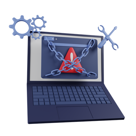 Maintenance Web  3D Icon