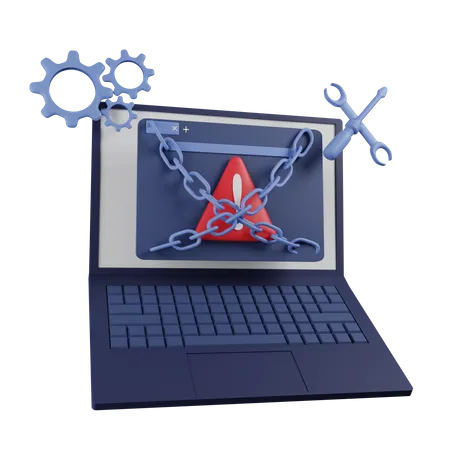 Maintenance Web  3D Icon