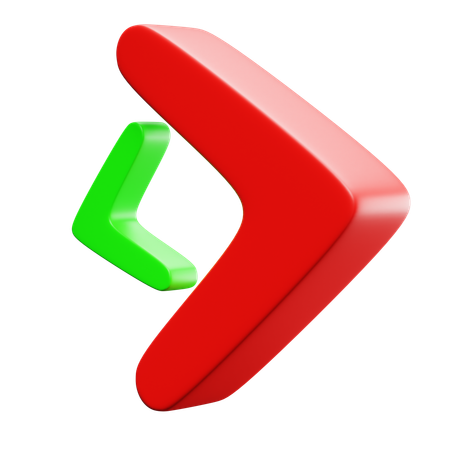 Maior que e menor que  3D Icon