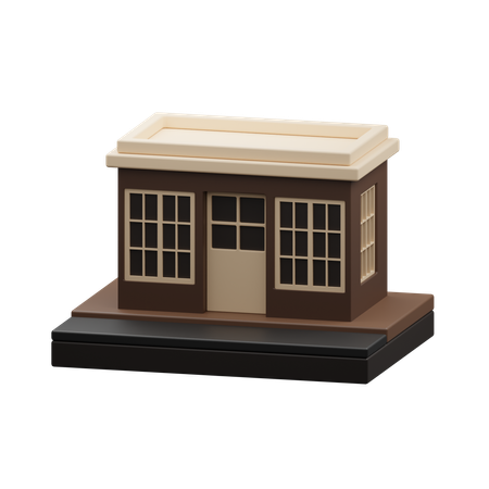 Maison  3D Icon